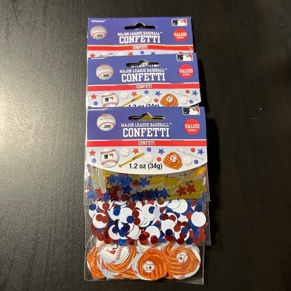 MLB Party Confetti’s Bundle 3pk - Picture 1 of 3